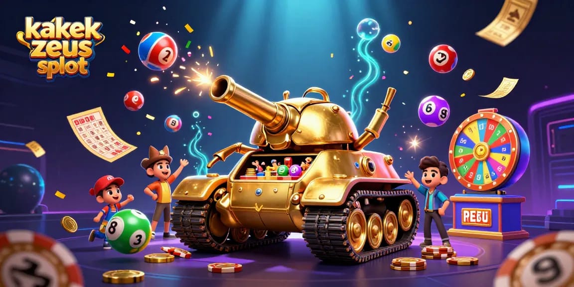 Engage with kakek zeus slot in a vibrant 3D casino scene filled with dynamic elements.