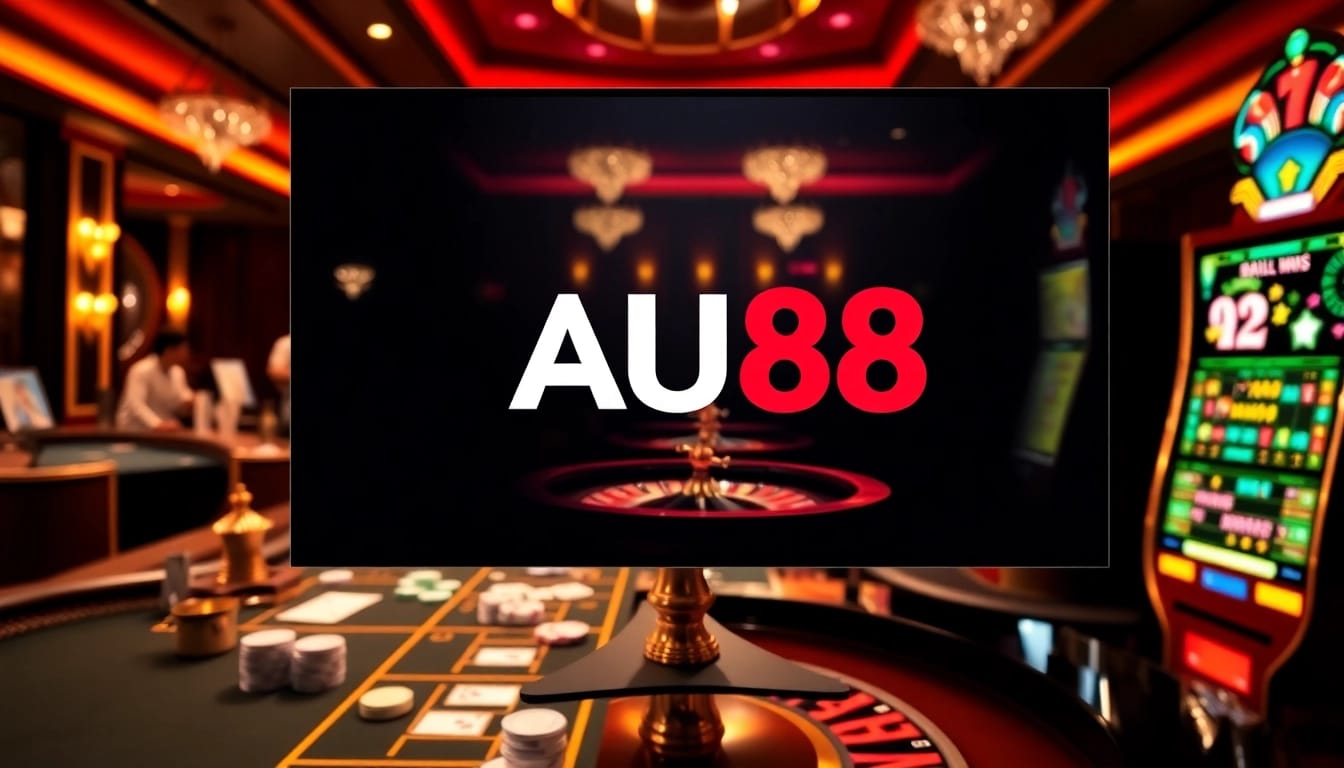 Experience thrilling gambling at AU88 with vibrant casino visuals and engaging interfaces.