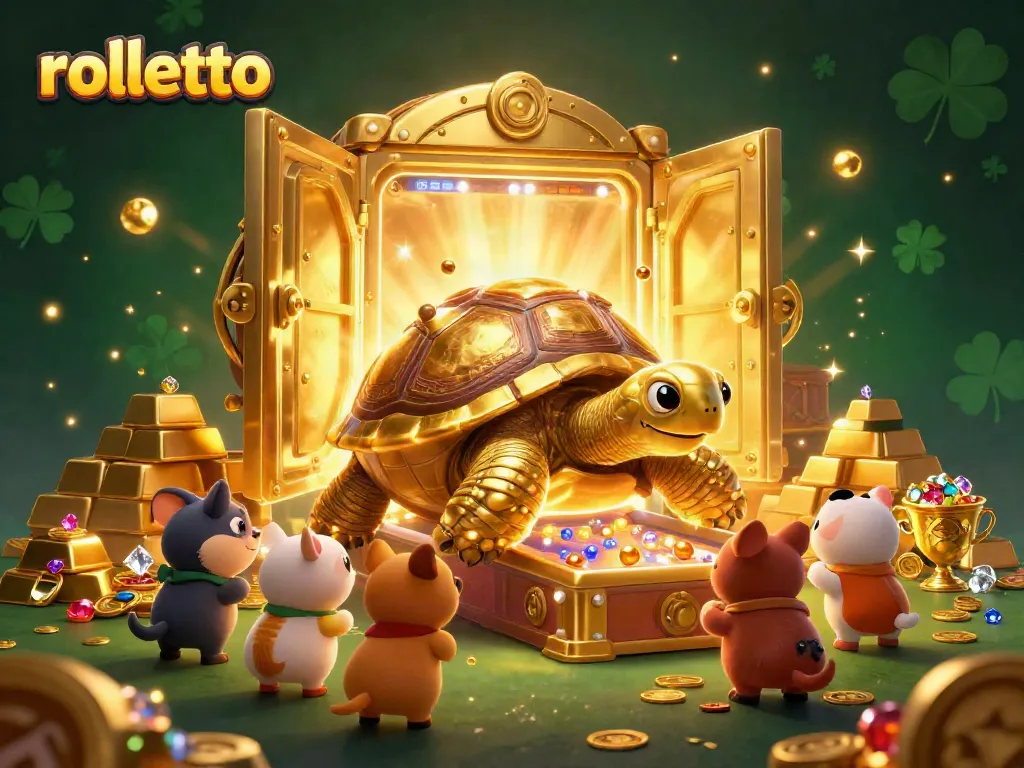 Experience the thrill of rolletto with exciting games and vibrant treasures in a dynamic casino scene.