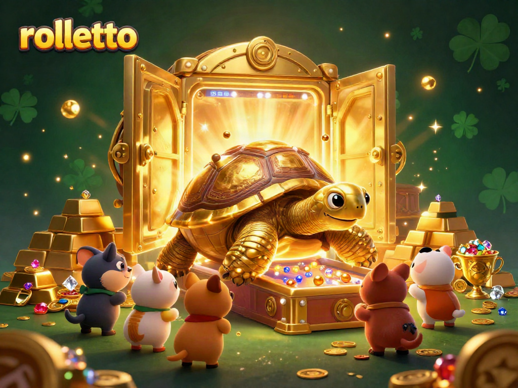 Experience the thrill of rolletto with exciting games and vibrant treasures in a dynamic casino scene.