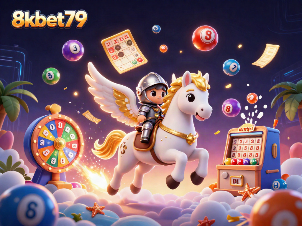 Experience exhilarating wins at 8xbet79 with vibrant lottery elements and a magical theme.