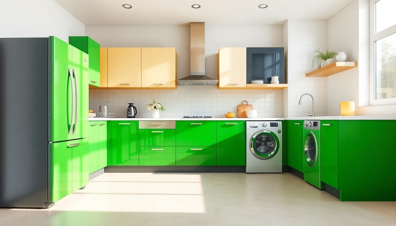 Explore бяла техника kitchen appliances for a modern home transformation, showcasing stylish appliances in a contemporary setting.