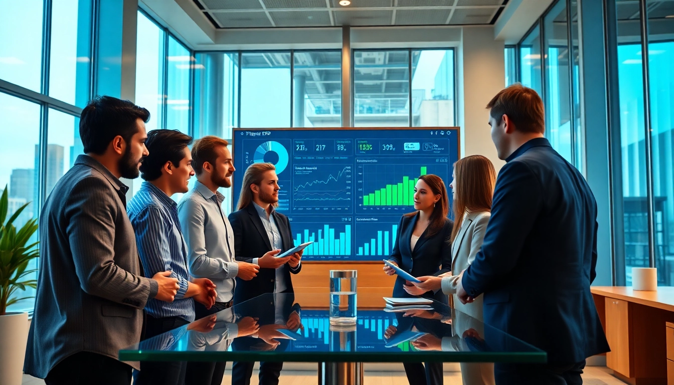 Tiger ERP enhances business efficiency through innovative digital collaboration in a modern office.