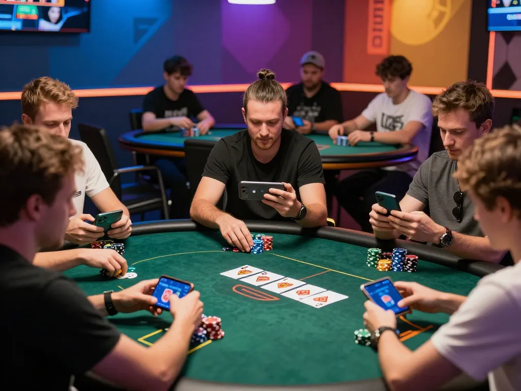Players engage in dynamic online poker gameplay with rokok 88-themed interfaces, showcasing strategy and excitement.
