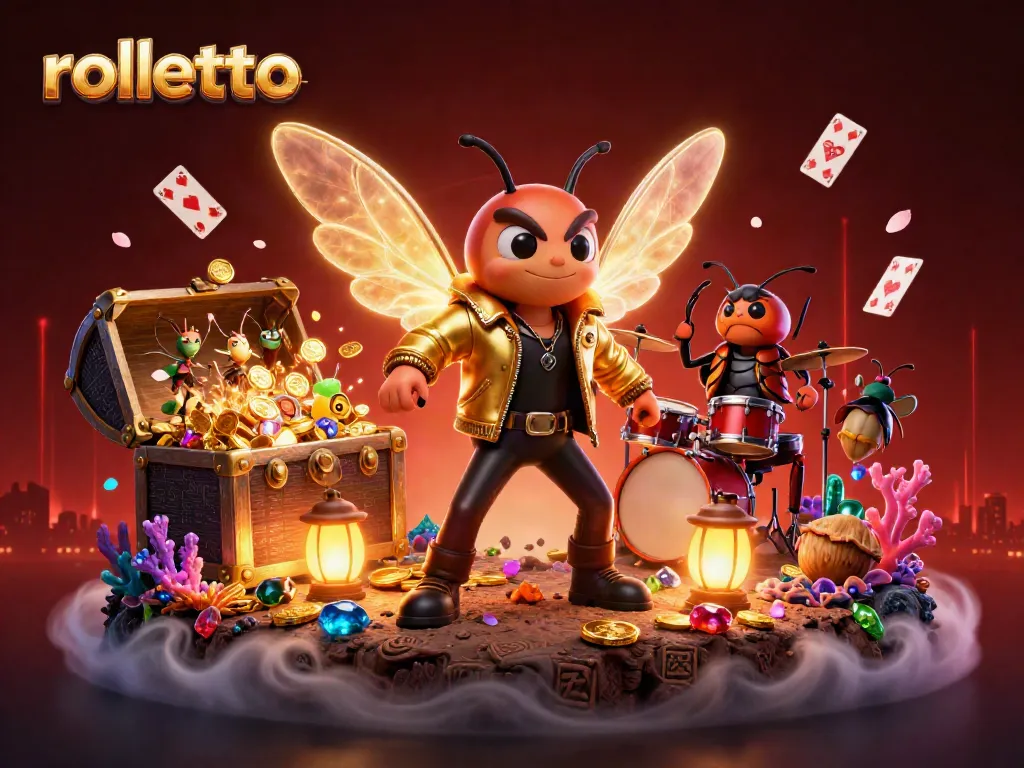 Play exciting games at Rolletto, featuring vibrant slot machines and engaging casino elements.
