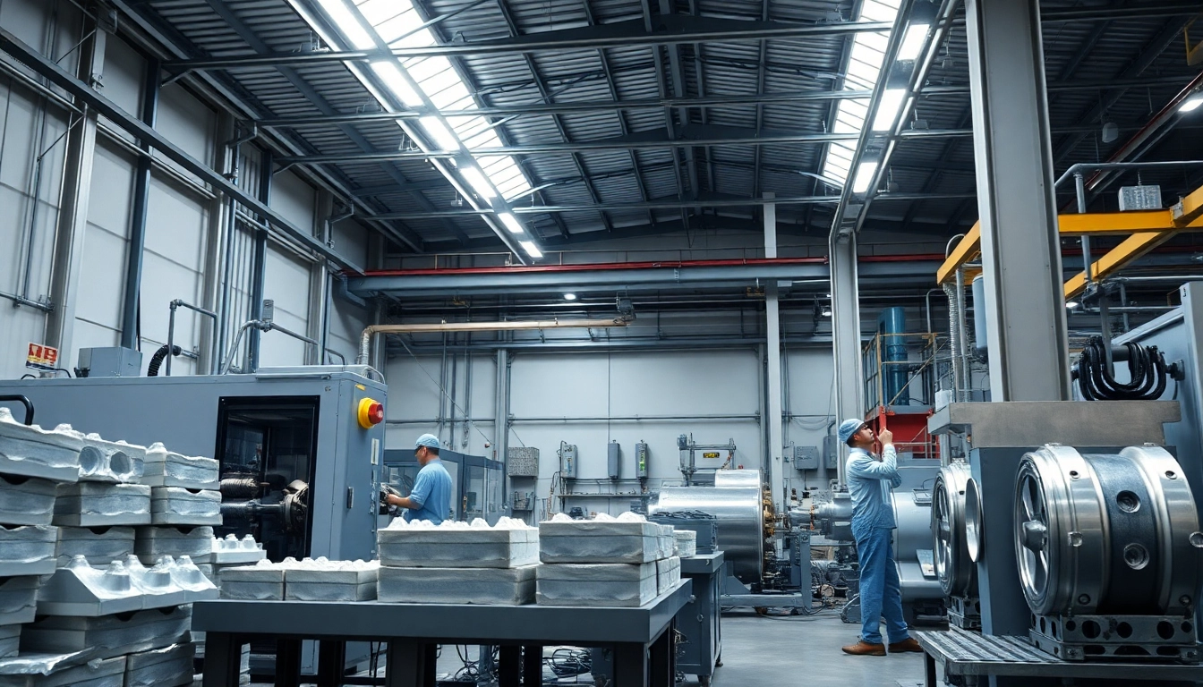 Sena Diecasting, a trusted die casting company in Malaysia, showcasing advanced manufacturing technology and skilled workers.