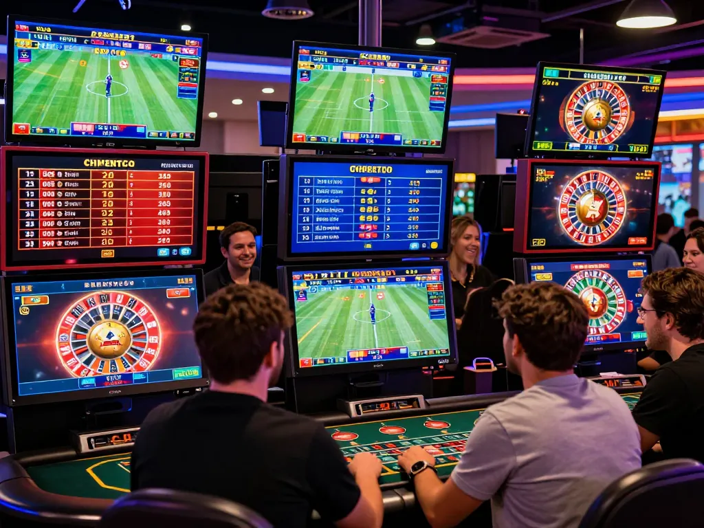 Engaged players at 88aa online gambling platform enjoying live betting and casino games.