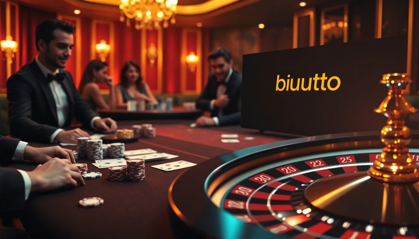 Experience the excitement of birutoto at a luxury poker table with vibrant chips and cards.