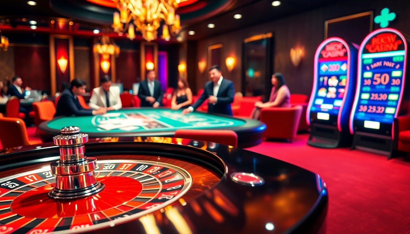 Experience the thrill of 32win com with an engaging casino scene featuring vibrant games and high-stakes excitement.