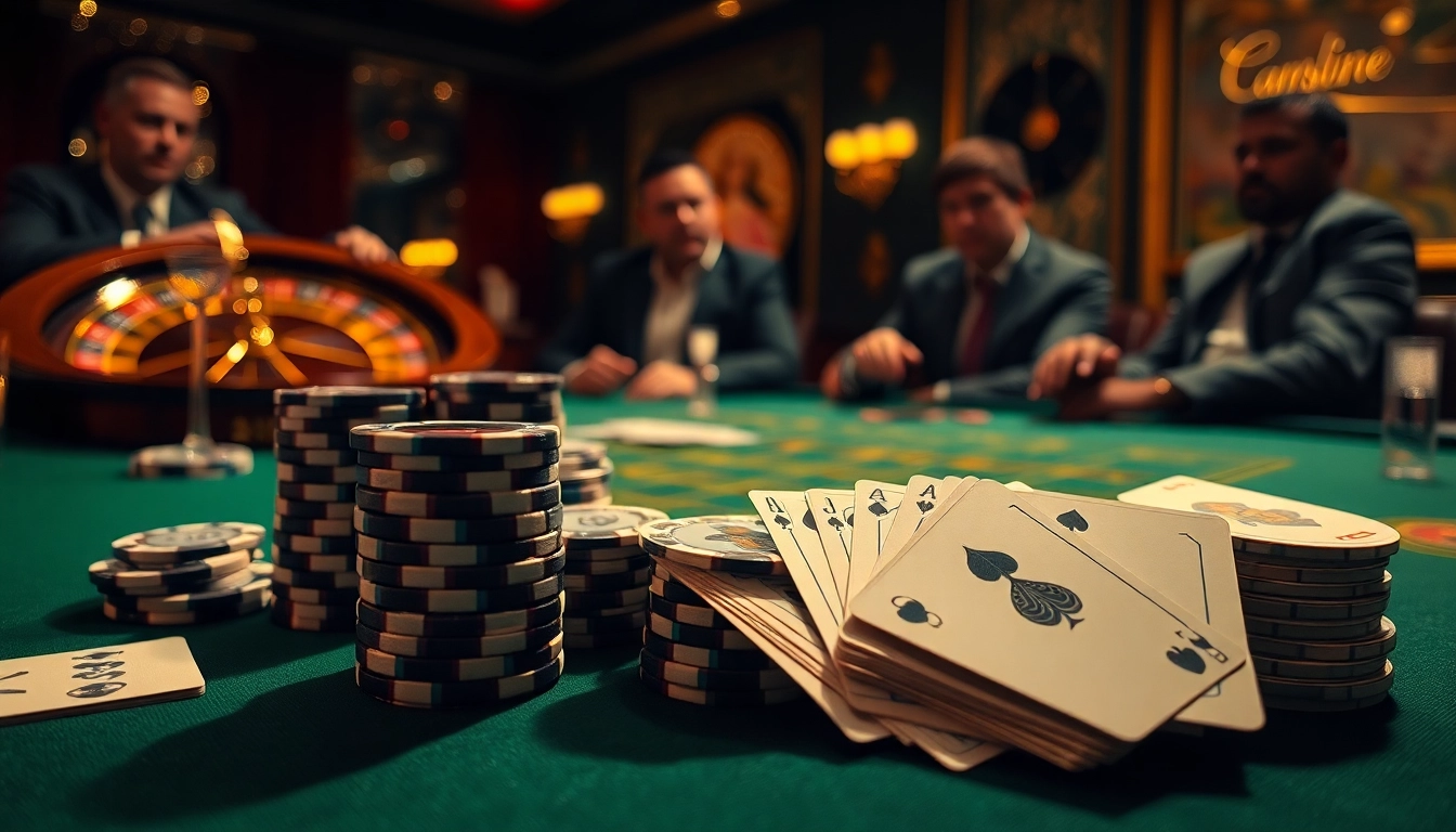Experience high-stakes poker excitement at jun88 com with elegant cards and stacked chips.