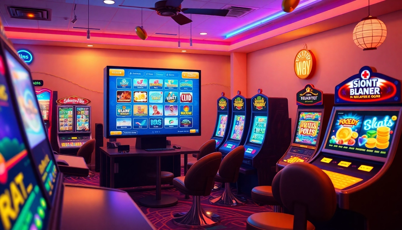 Kode4d link showcasing a vibrant digital gaming environment with user-friendly interface and exciting slot games.