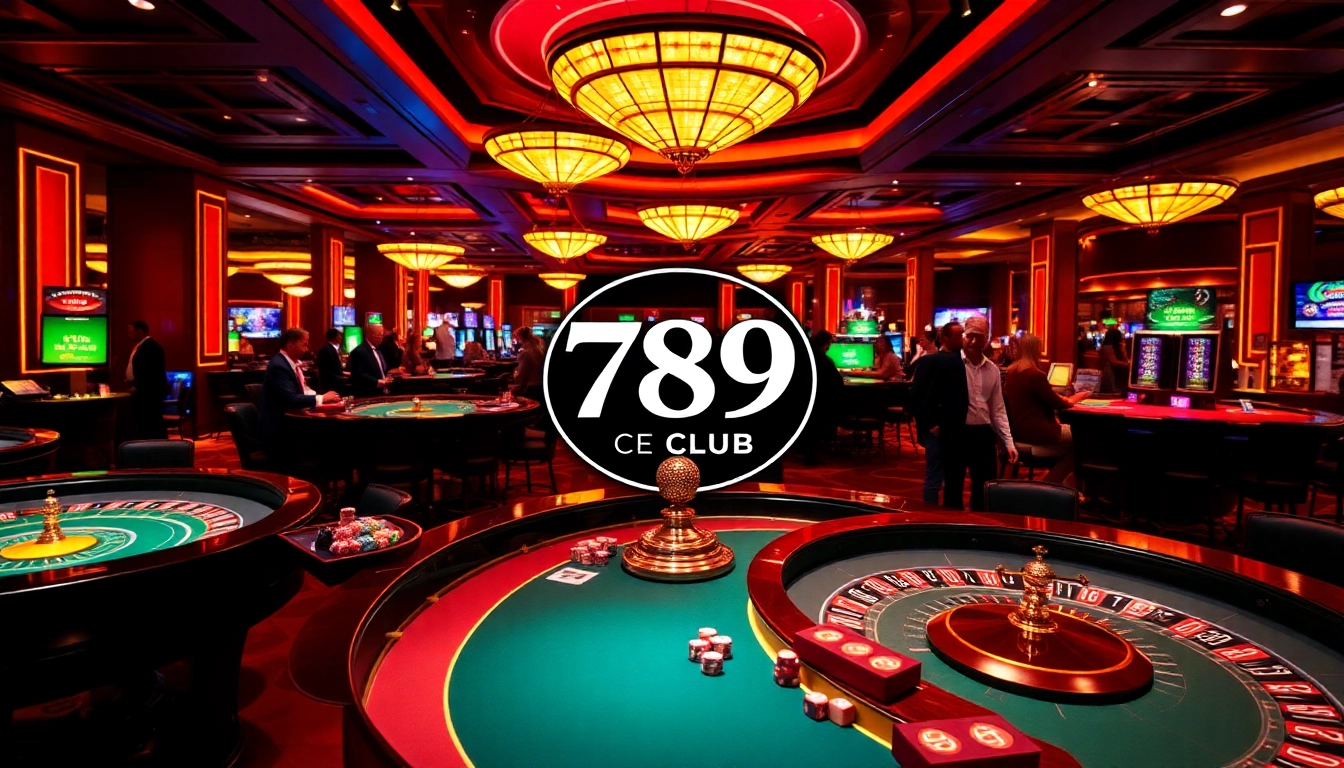 Exciting gameplay at 789 Club casino with vibrant tables and engaging players.