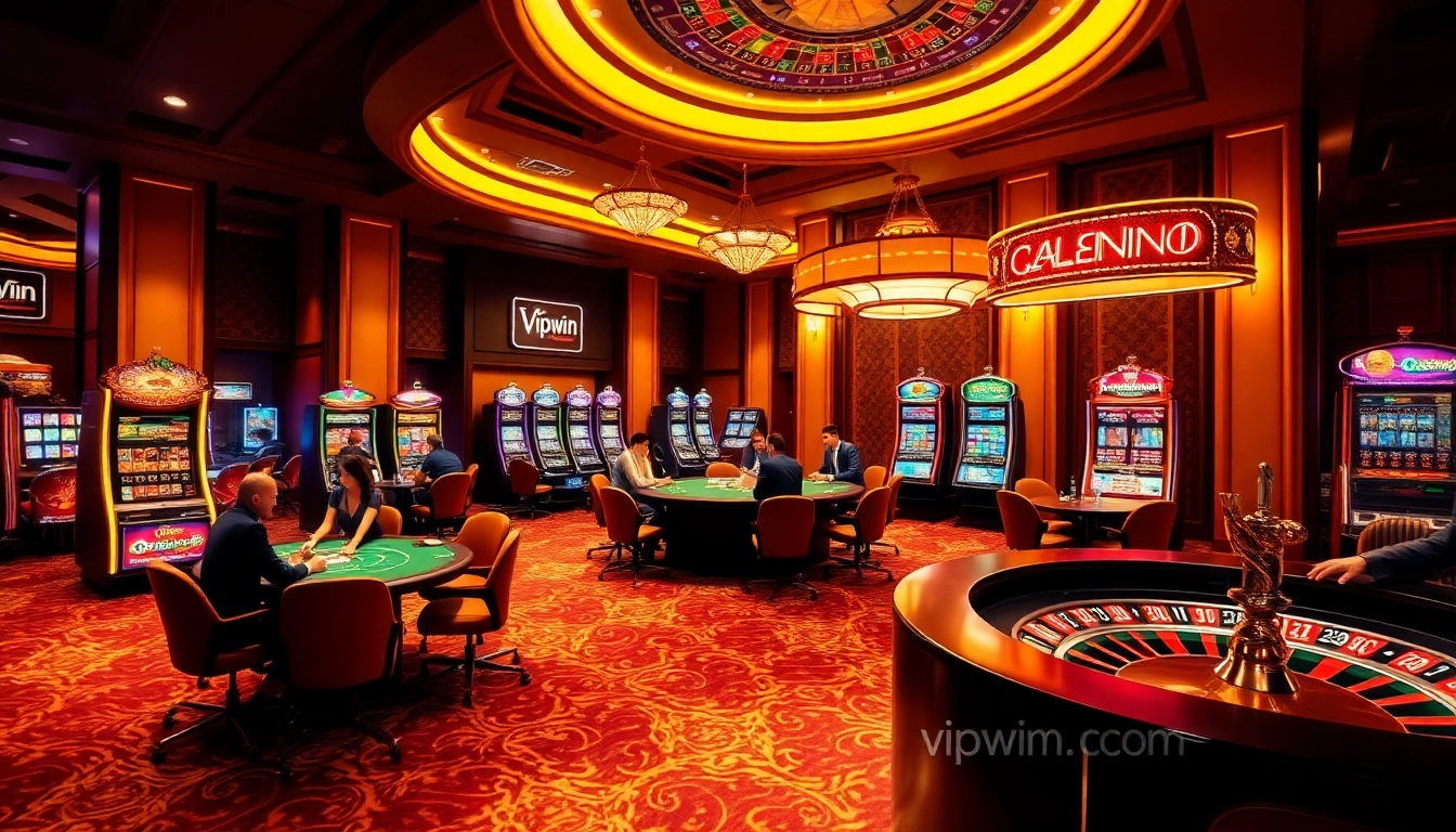 Experience luxury gambling at vipwin com with vibrant casino games and plush environments.