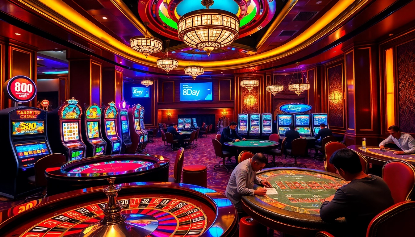 Experience thrilling gameplay at 8day.cn.com with engaging casino tables and exciting slot machines.