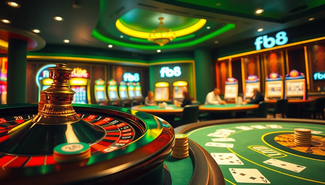 Experience the thrill of gambling action with fb88 casino tables and exciting slot machines.