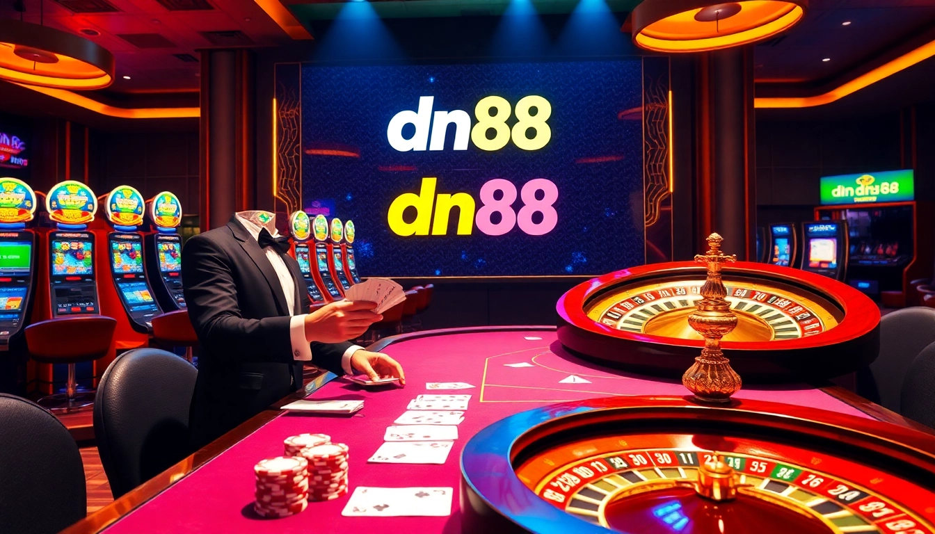 Experience premium gambling with app dn88 at a vibrant casino featuring thrilling tables.