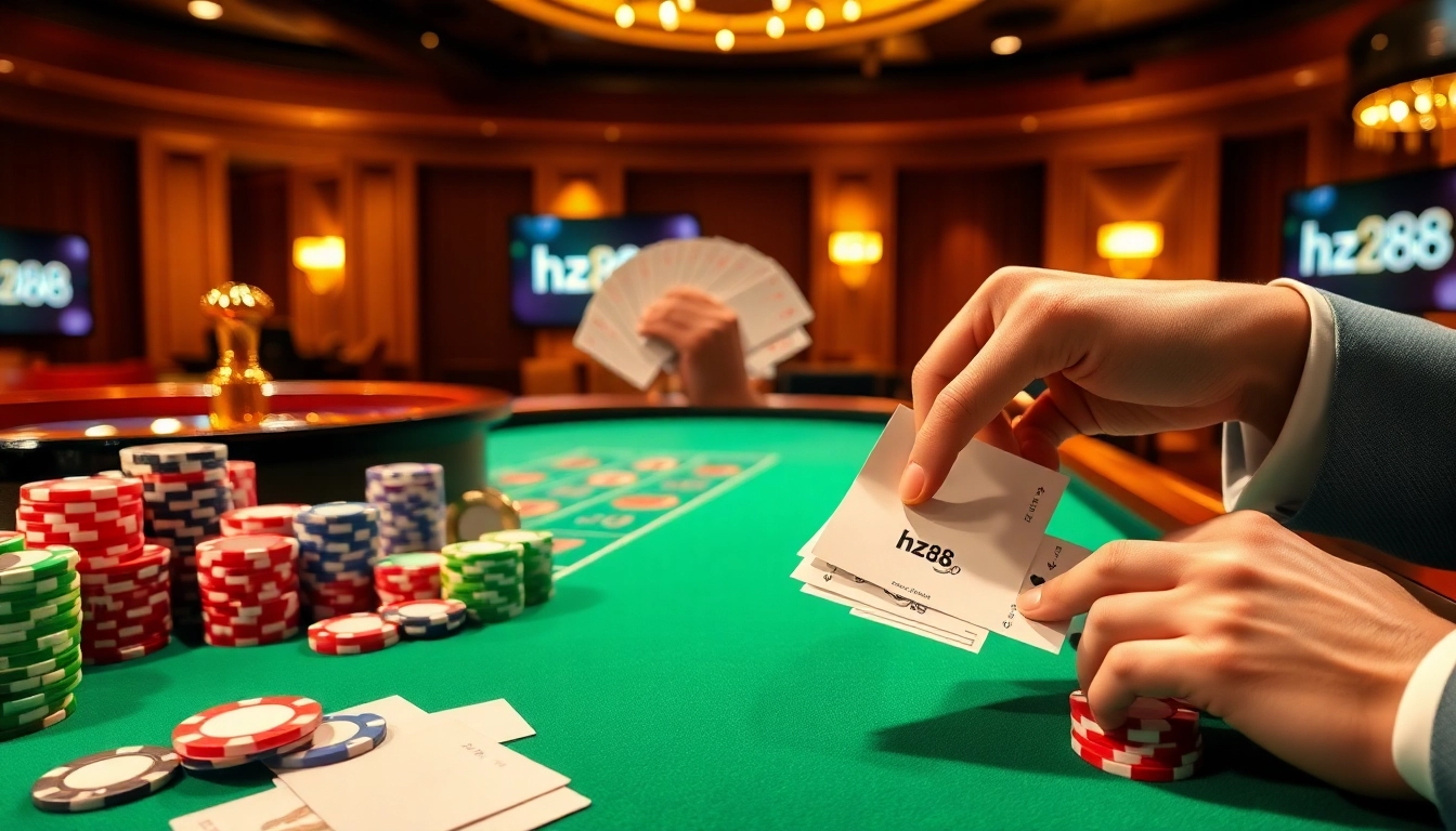 Experience the thrill of gambling with HZ88, featuring vibrant tables and exciting gameplay.
