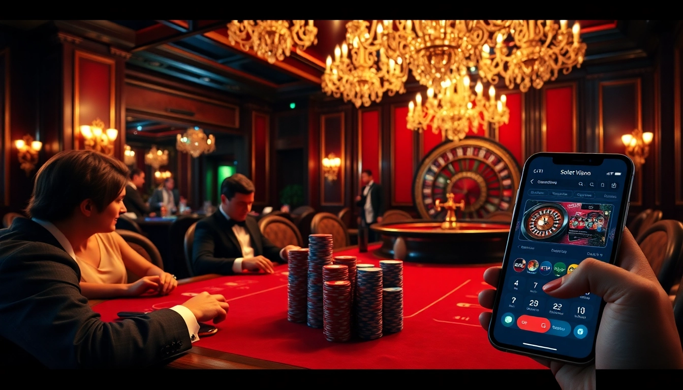 Experience the thrill of gambling at https://soibet.vision/ with a high-stakes poker table and vibrant casino atmosphere.