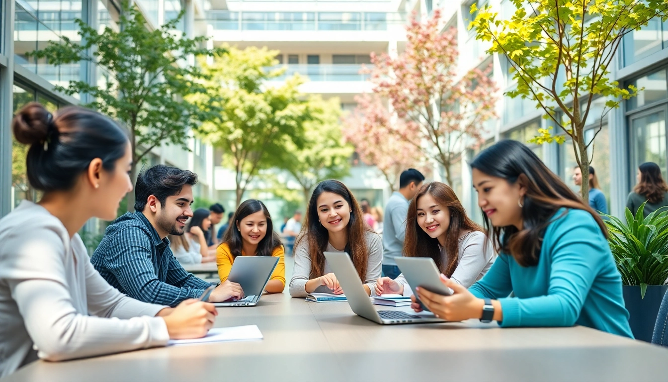 Students apply to İstanbul Medipol University in a vibrant, collaborative campus environment.