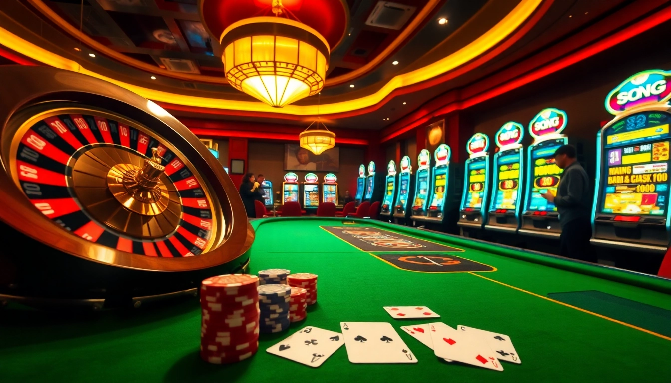 Players strategize and enjoy the thrill of the casino with the 88i brand present in the atmosphere.