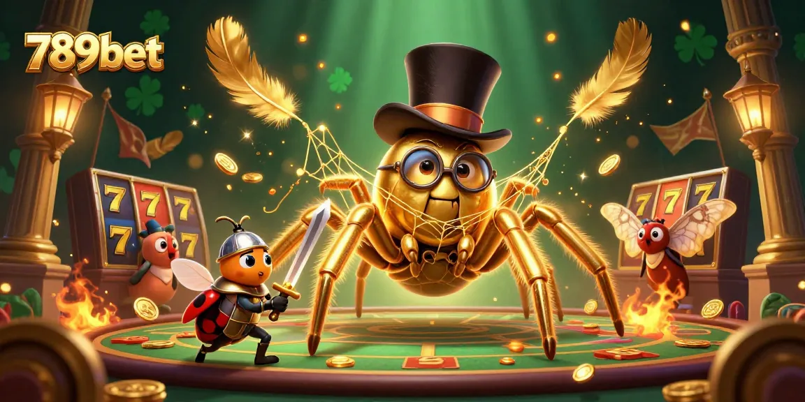 Engage with 789bet in a vibrant scene featuring characters in a lavish casino environment